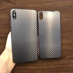 3D Carbon Fiber Solid Protector on Glass Back of Iphone 11 Pro Max