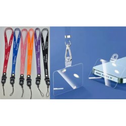 Keychain Lanyard with Mobile Phone Inserting Holder