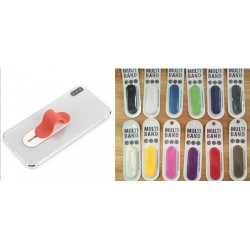 U-Shaped Sliding Bracket Magic Sticker Finger Strap (12mixed color /PacK) - Sale