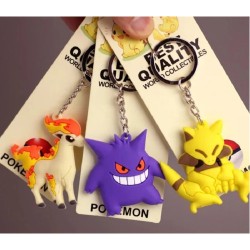 PVC adhesive Metal Keychain (10 mixed design/Pack) - No DC