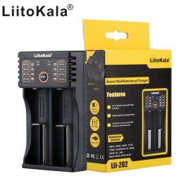 LitoKala USB Battery Charger 8241 for 18650 16340 14500 10440 3.7V Li-Ion Battery - No DC