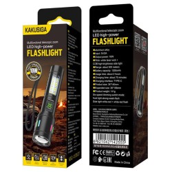 Kakusiga Multi-Function Telescopic Zoom LED High-Intensity Flashlight