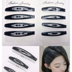 Metal Hair Clip 4pc/Card (10 Card/2 size/Pack)