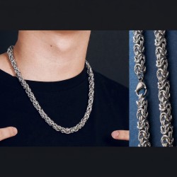 316L Stainless Steel Cuban Chain Necklace 50 For Women and Men