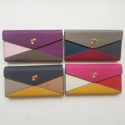 Temali Genuine Leather 4 Patched Random Color Long Walllet (10.5x20cm) Black WW1921B Temali Genuine Leather 4 Patched Random Color Long Walllet (10.5x20cm) Black WW1921B