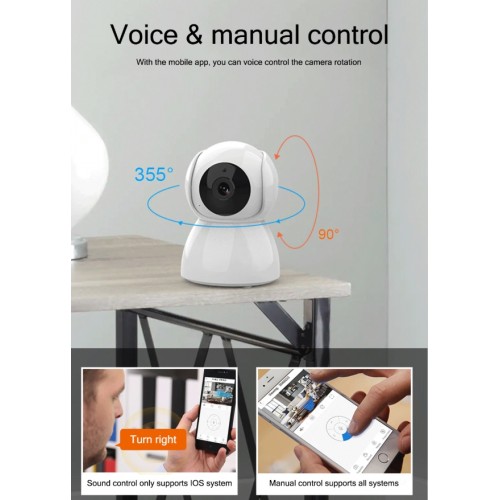 Security IP Surveillance Wifi Camera 1080P Working with Mobile Phone V380 (No DC) Security IP Surveillance Wifi Camera 1080P Working with Mobile Phone V380 (No DC)